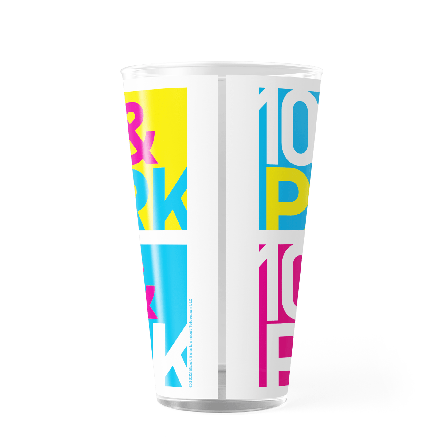 106 & Park Square Logo 17 oz Pint Glass - Paramount Shop