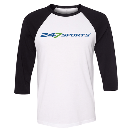 247 Sports Logo 3/4 Sleeve Baseball T - Shirt - Paramount Shop