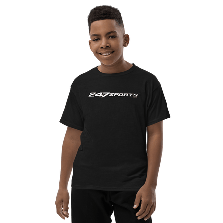 247 Sports White Logo Kids Premium T - Shirt - Paramount Shop