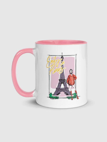 Emily in Paris Two-Tone Mug Eiffel Tower 11 oz