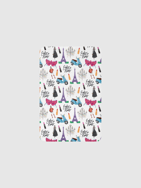 Emily in Paris Sherpa Blanket Drawings 37 in x 57 in