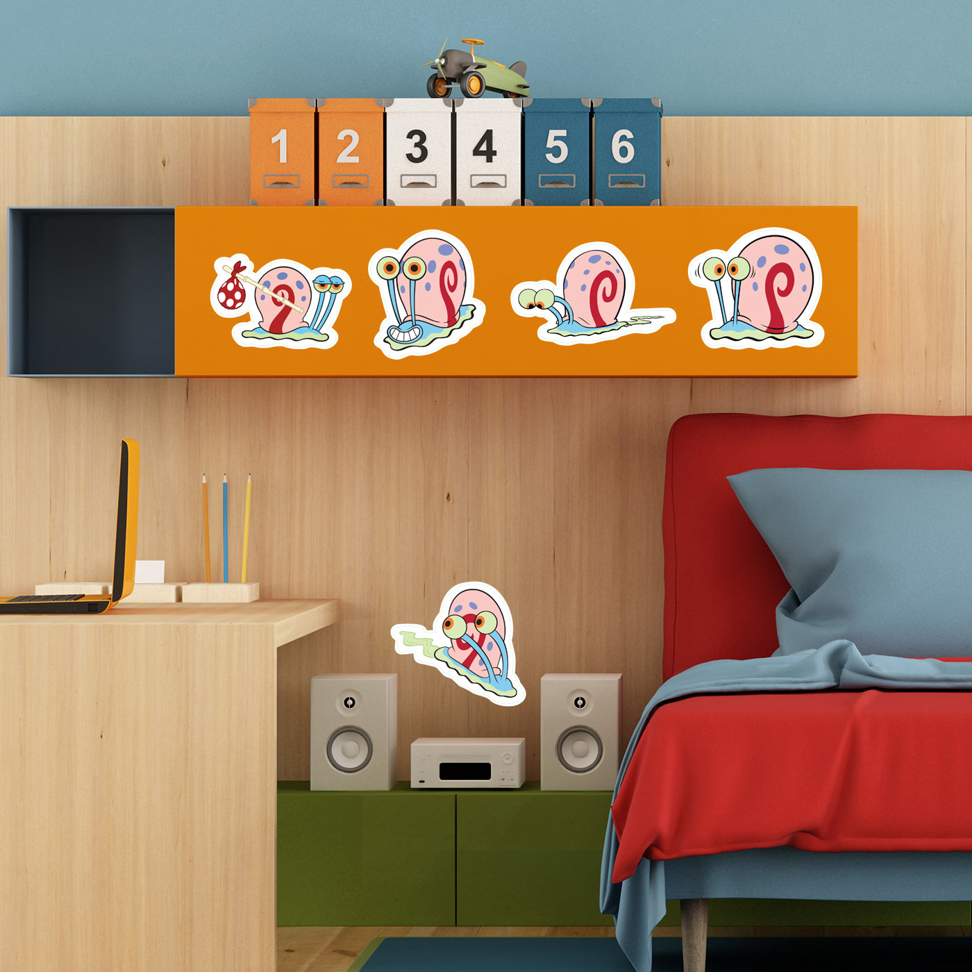 Spongebob Squarepants Gary Wall Decals