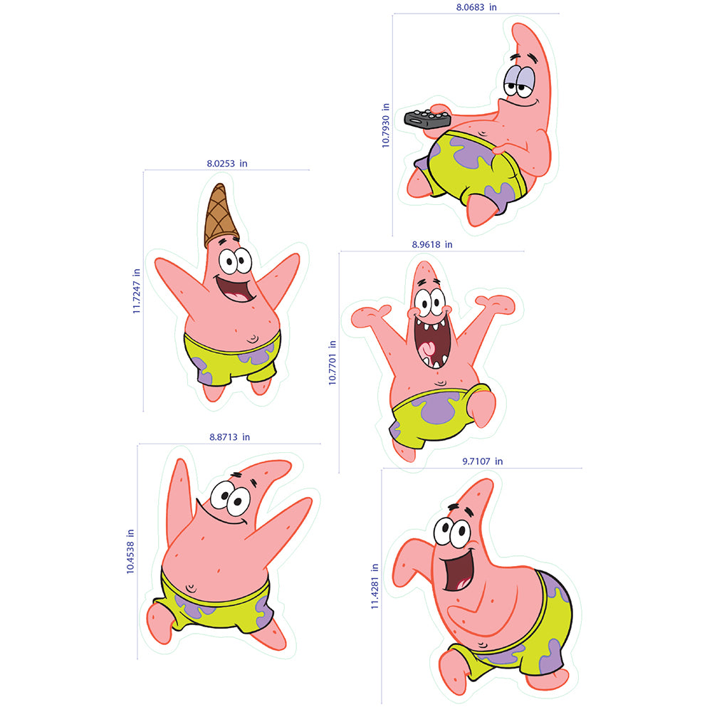 Spongebob Squarepants Patrick Wall Decals
