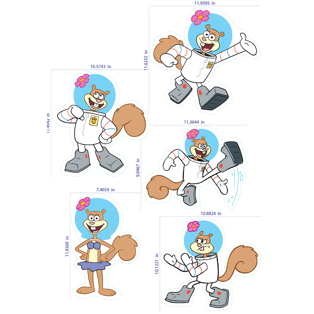 Spongebob Squarepants Sandige Wandtattoos