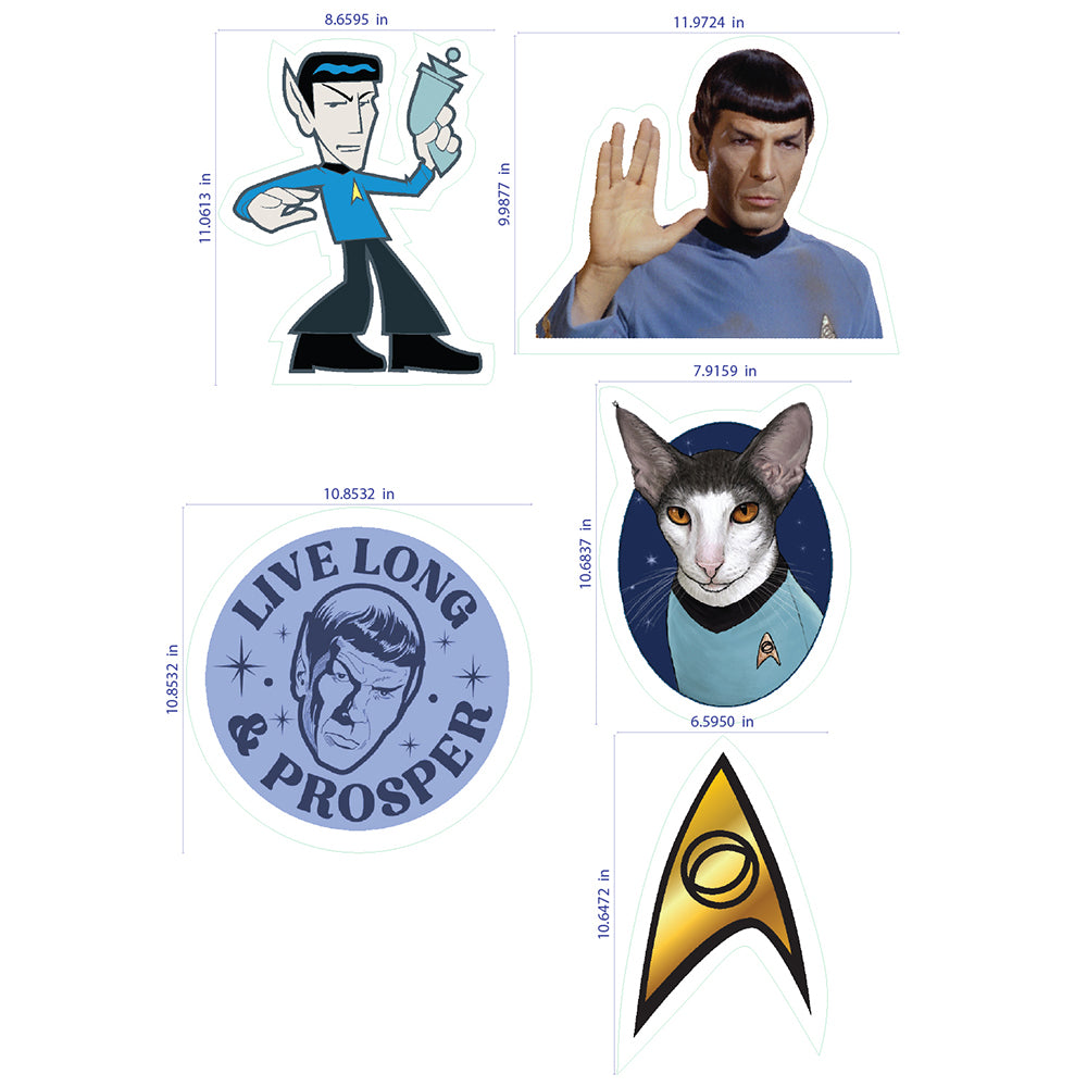Star Trek: The Original Series Spock -Wandtattoos