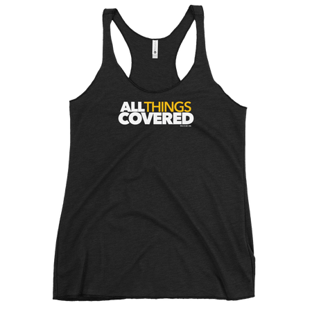 All Things Covered Podcast ATC Podcast Logo Women's Tri - Blend Racerback Tank Top - Paramount Shop