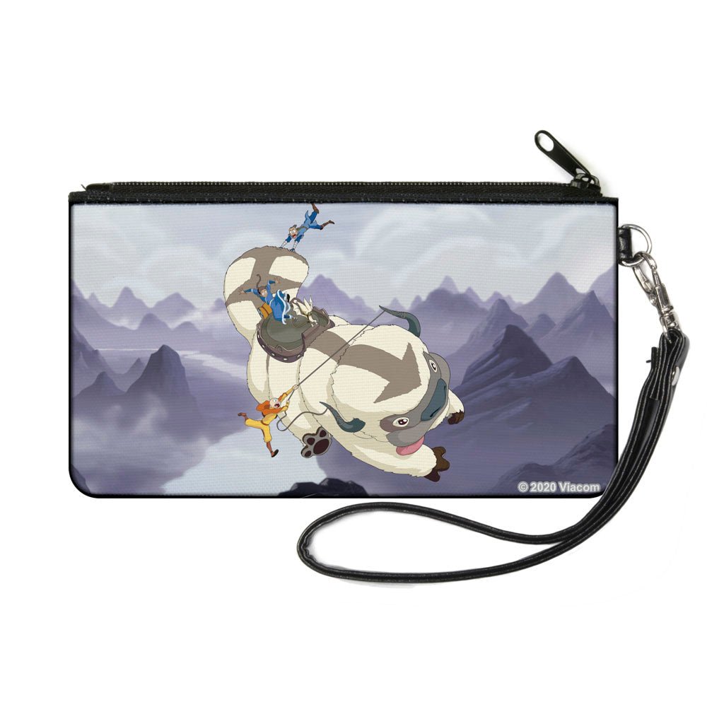 avatar the last airbender gear Nickelodeon Wallet, Zip Pouch, Avatar the Last Airbender Appa Carrying Group Scene, Canvas
