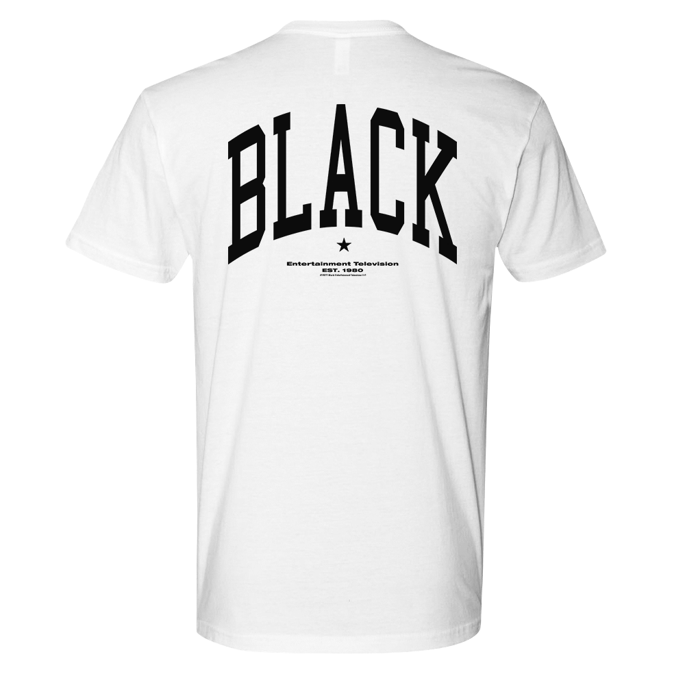 BET Black Collegiate Adult Short Sleeve T - Shirt - Paramount Shop