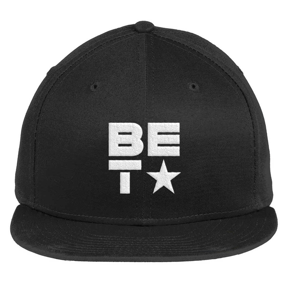 BET Logo Bestickte Wohnung Bill Hut Paramount Shop BET Logo Bestickte Wohnung Bill Hut Paramount Shop