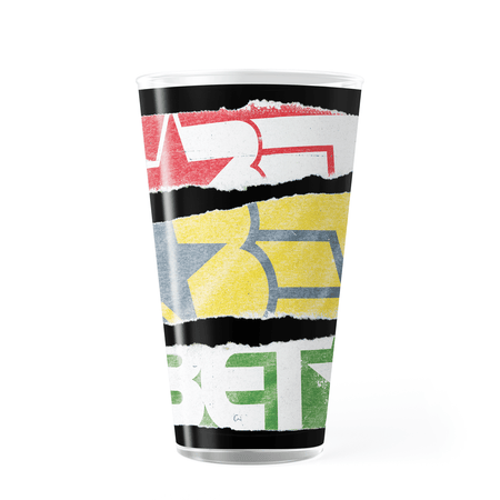 BET Retro Logo 17 oz Pint Glass - Paramount Shop