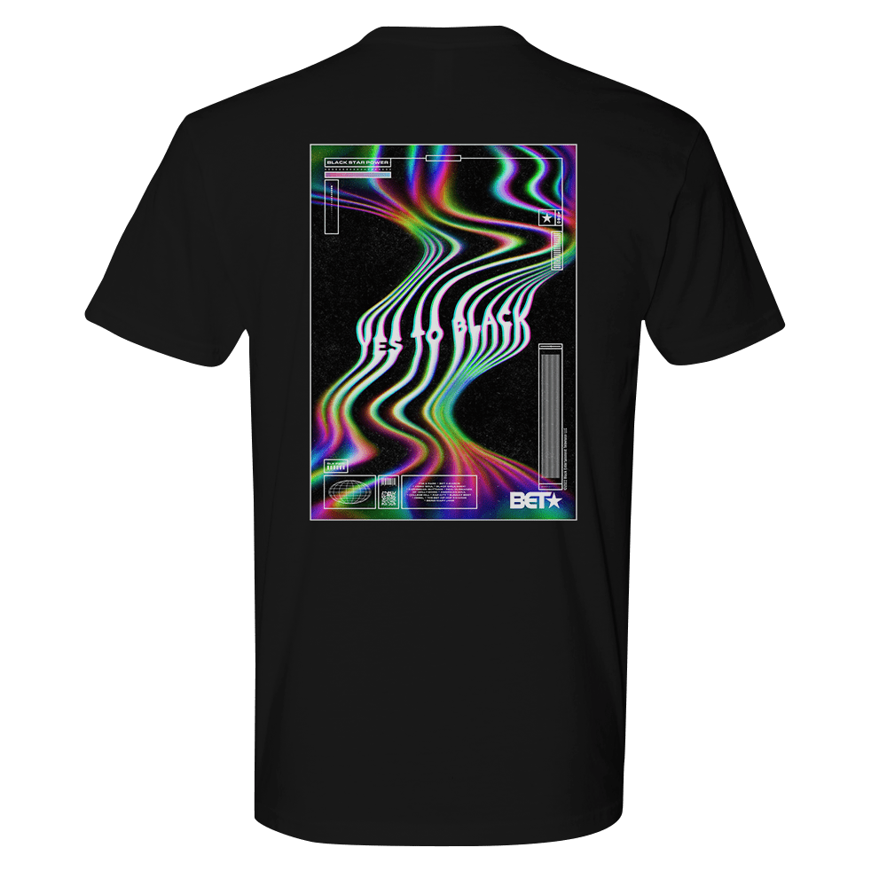 BET Yes To Blk Pwr Adult Short Sleeve T - Shirt - Paramount Shop