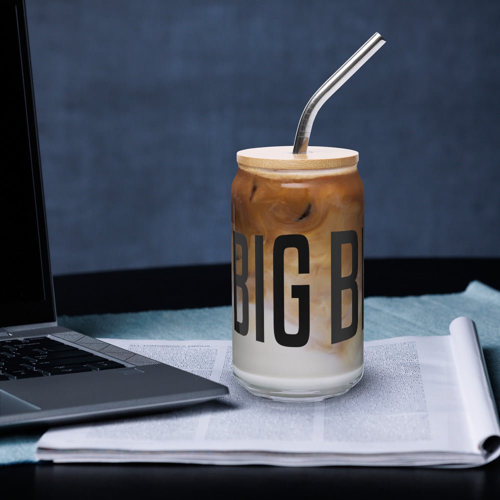 Big Brother Season 27 Logo Can - Shaped Glass with Lid and Straw - Paramount Shop