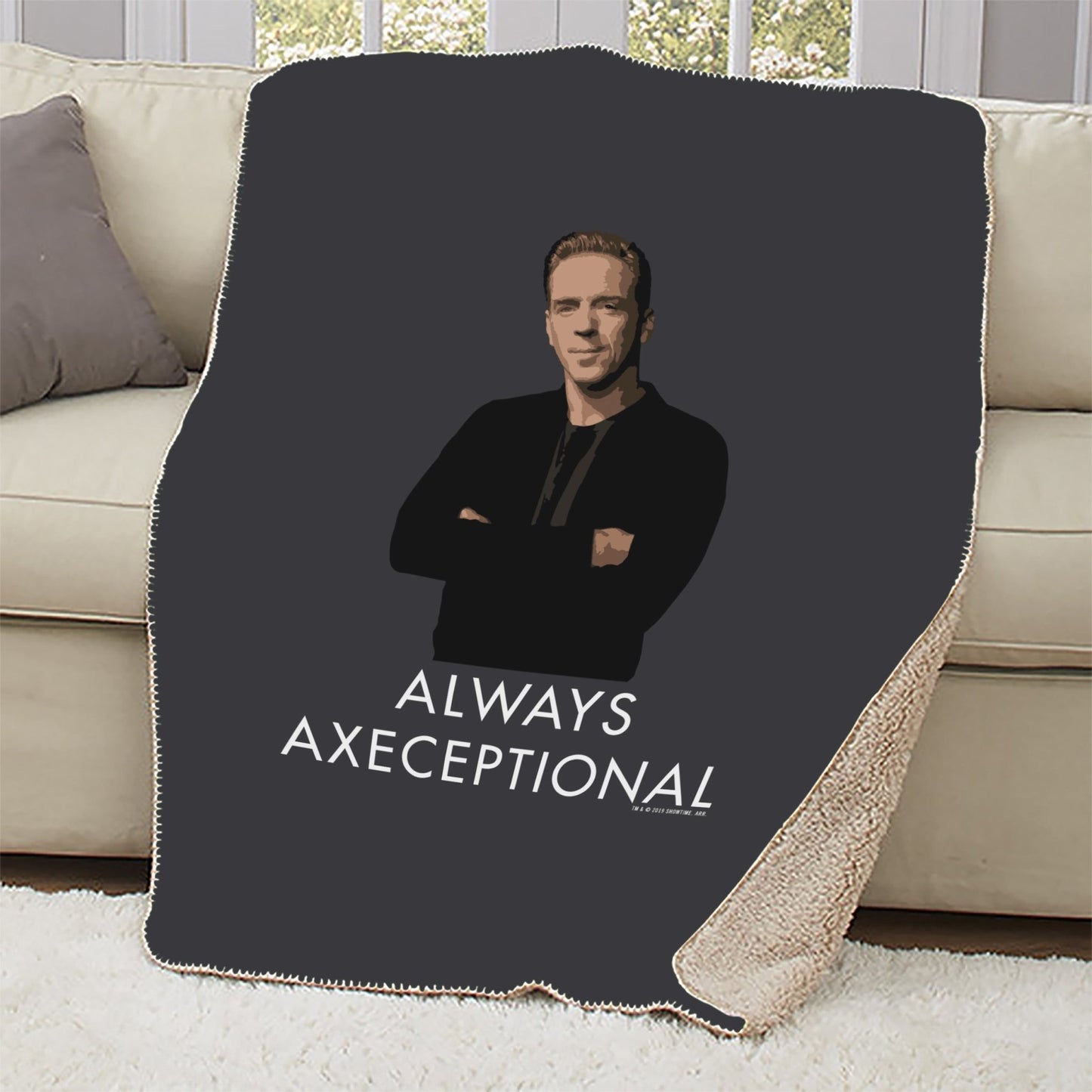 Billions Always Axeceptional Sherpa Blanket - Paramount Shop