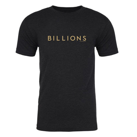 Billions Gold Logo Men's Tri - Blend Short Sleeve T - Shirt - Paramount Shop