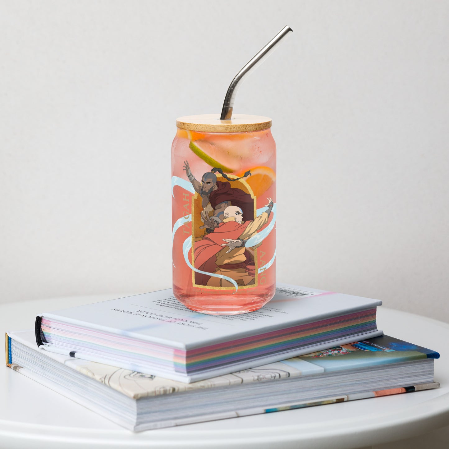 Avatar Aang: The Last Airbender Can-Shaped Glass Aang and Tagah