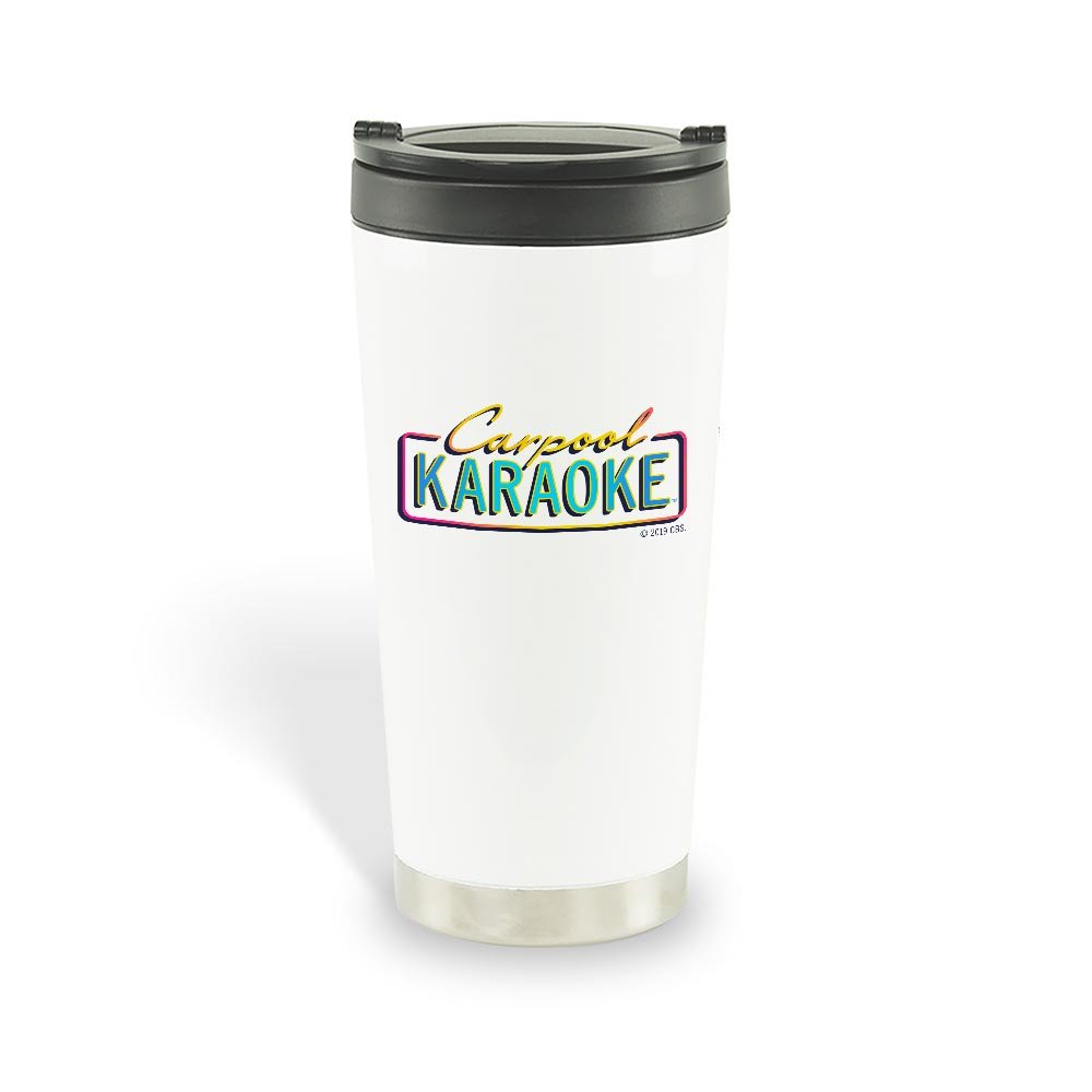 Carpool Karaoke Neon Logo Travel Mug - Paramount Shop