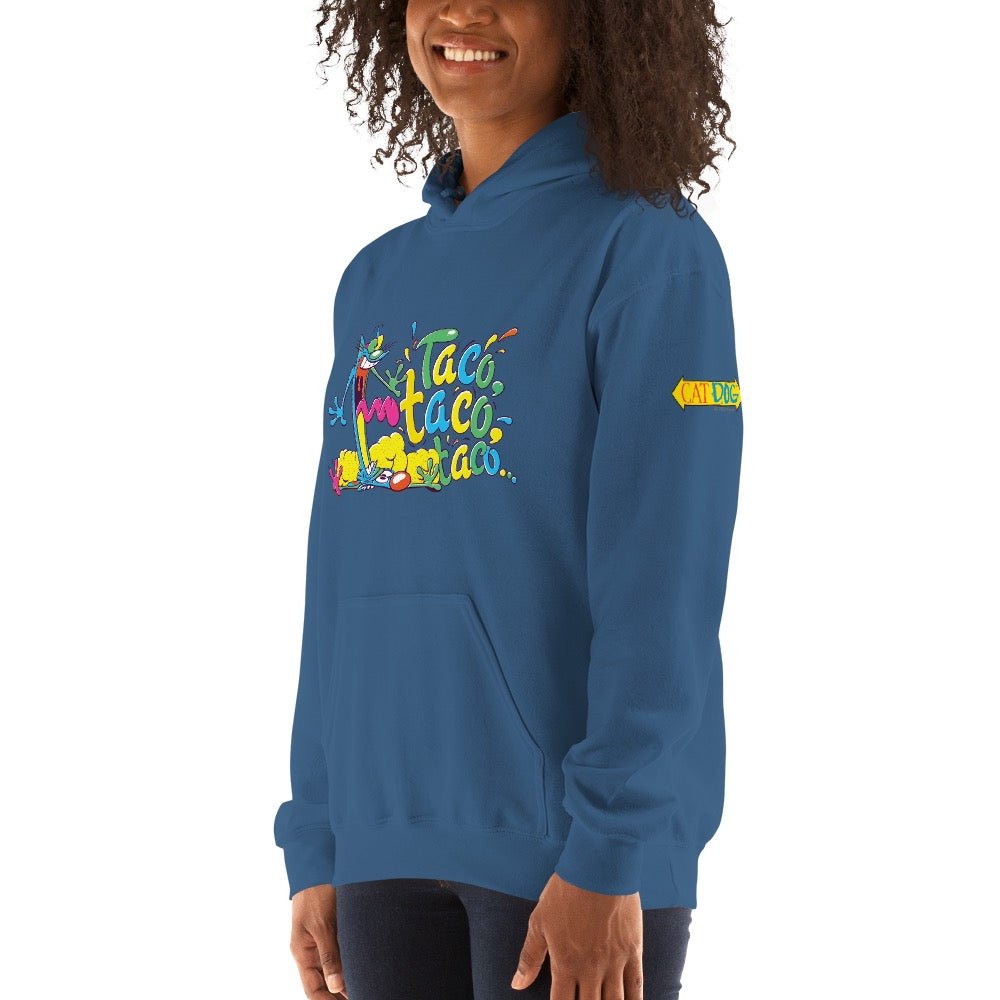 CatDog Taco Taco Taco Adult Hooded Sweatshirt - Paramount Shop