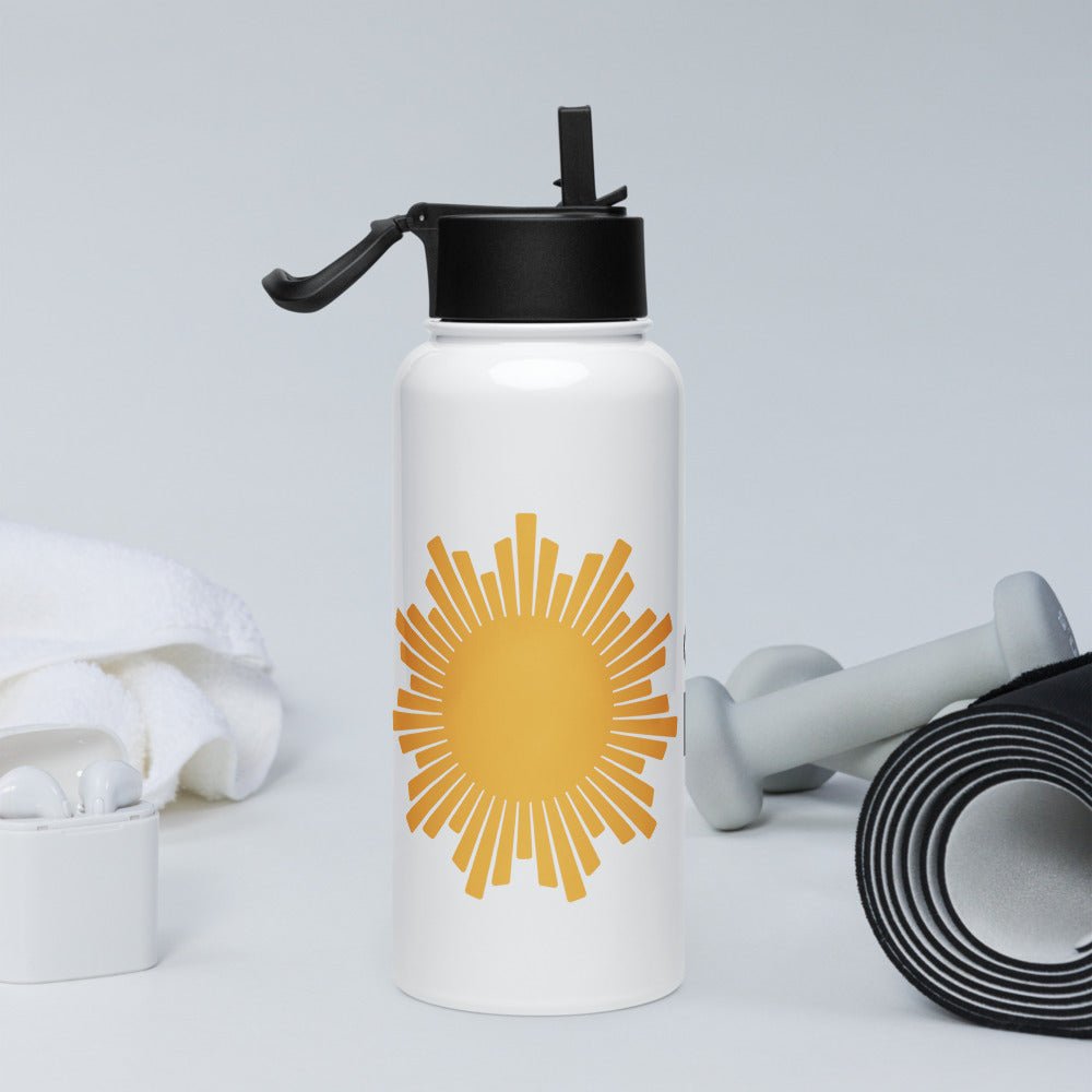 CBS Mornings Stainless Steel Water Bottle with a Straw Lid - Paramount Shop