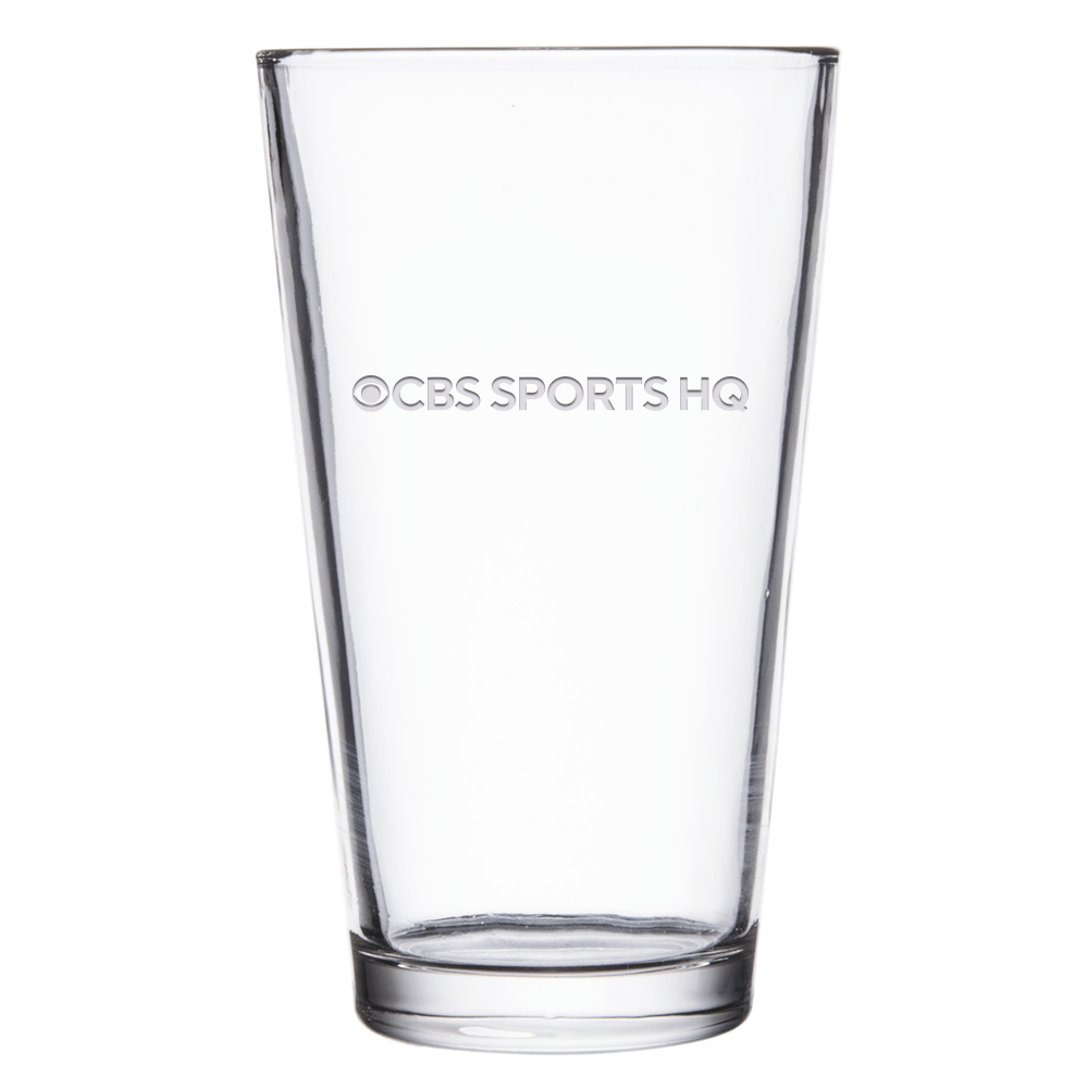 CBS Sports HQ Logo Lasergravierter Pintglas Paramount Shop CBS Sports HQ Logo Lasergravierter Pintglas Paramount Shop