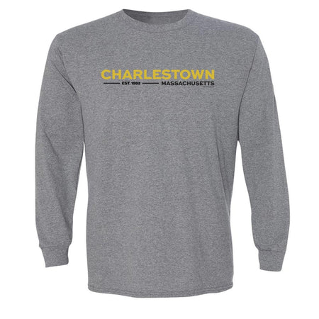 City on a Hill Charlestown Massachusetts Adult Long Sleeve T - Shirt - Paramount Shop