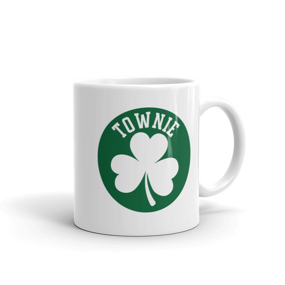 City on a Hill Shamrock Townie White Mug - Paramount Shop