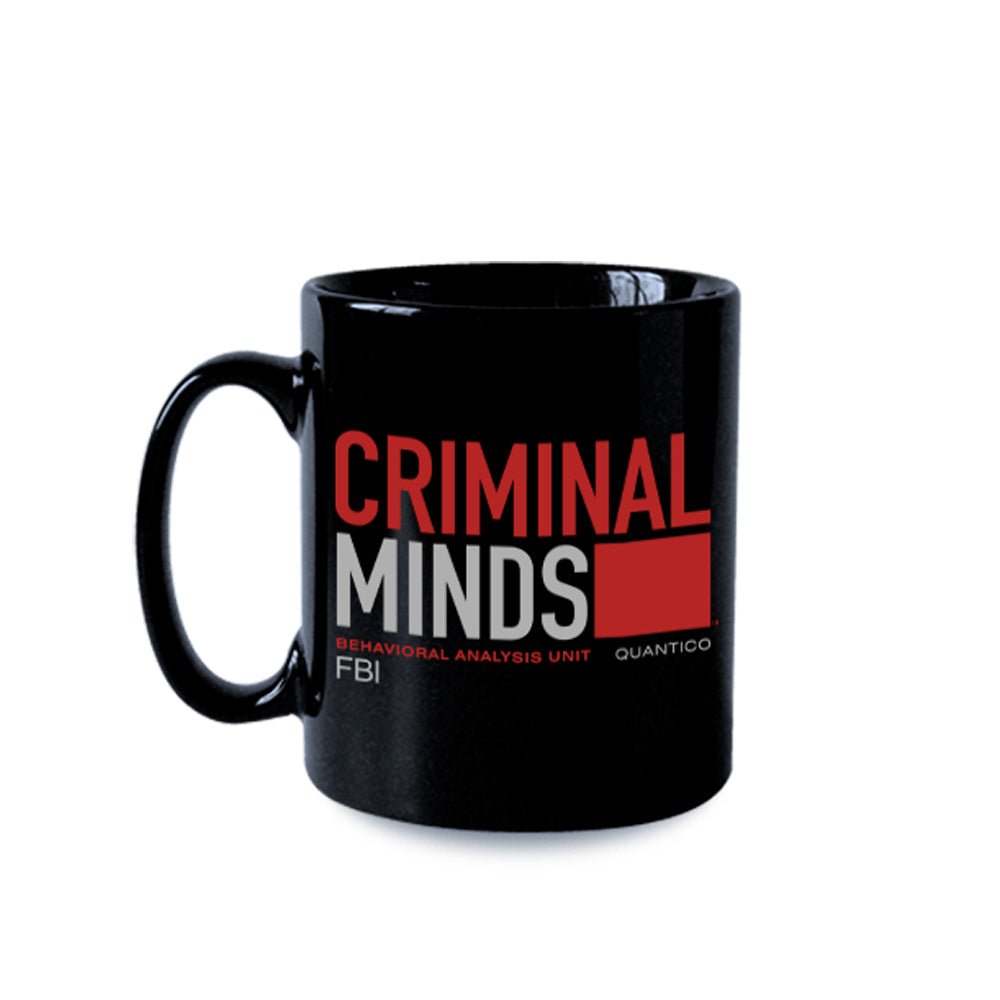 Criminal Minds BAU Quantico 11 oz Black Mug - Paramount Shop