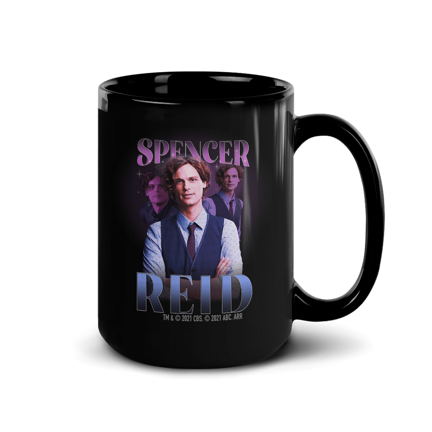 Criminal Minds Spencer Reid Heart Throb Black Mug - Paramount Shop