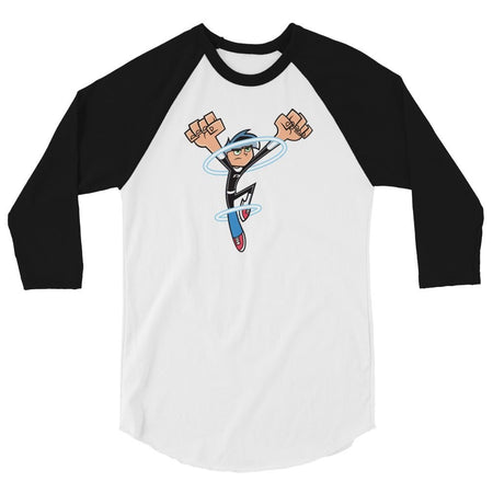 Danny Phantom Going Ghost Adult 3/4 Sleeve Raglan Shirt - Paramount Shop