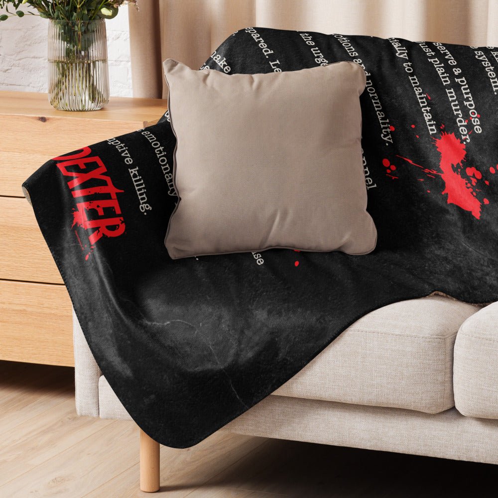 Dexter Harry's Code Sherpa Blanket - Paramount Shop