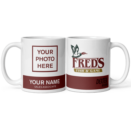 Dexter: New Blood Fred's Fish & Game White Mug - Paramount Shop