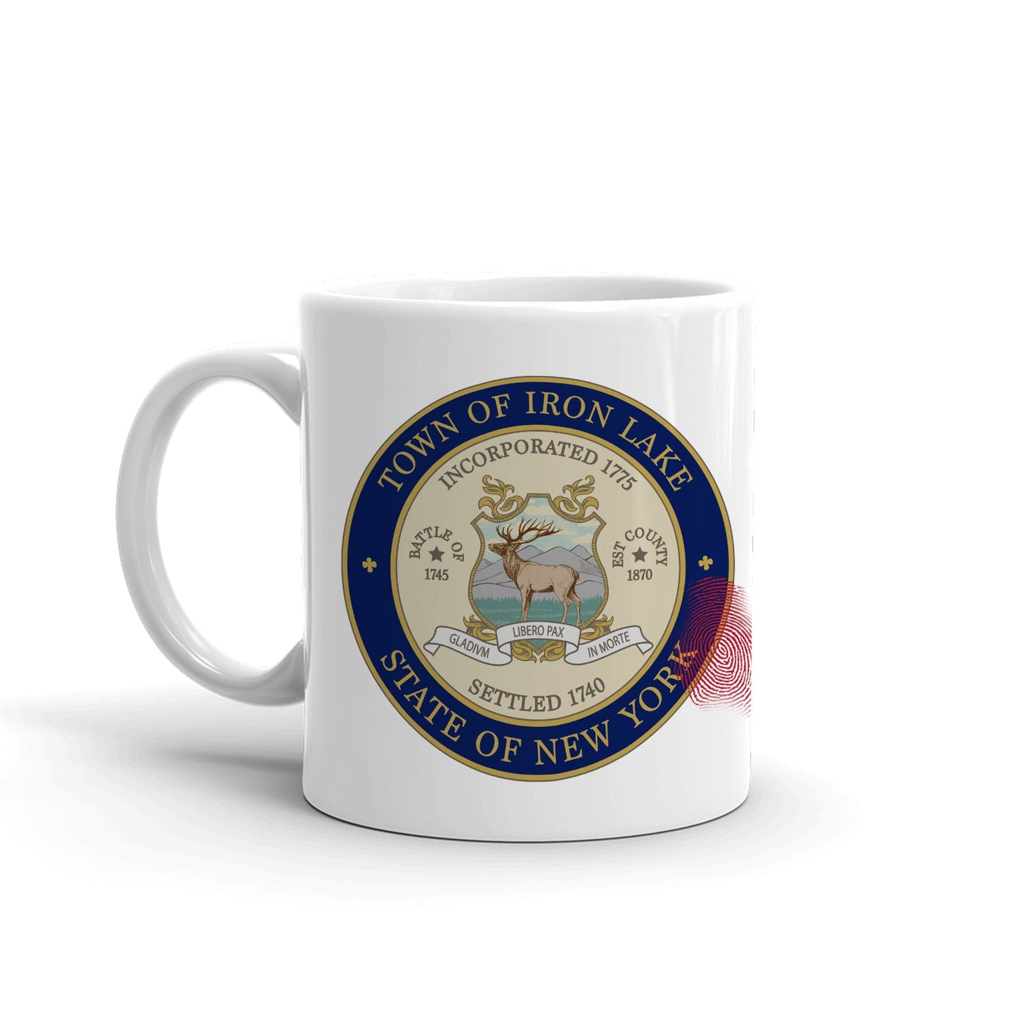 Dexter: New Blood Iron Lake Seal White Mug - Paramount Shop