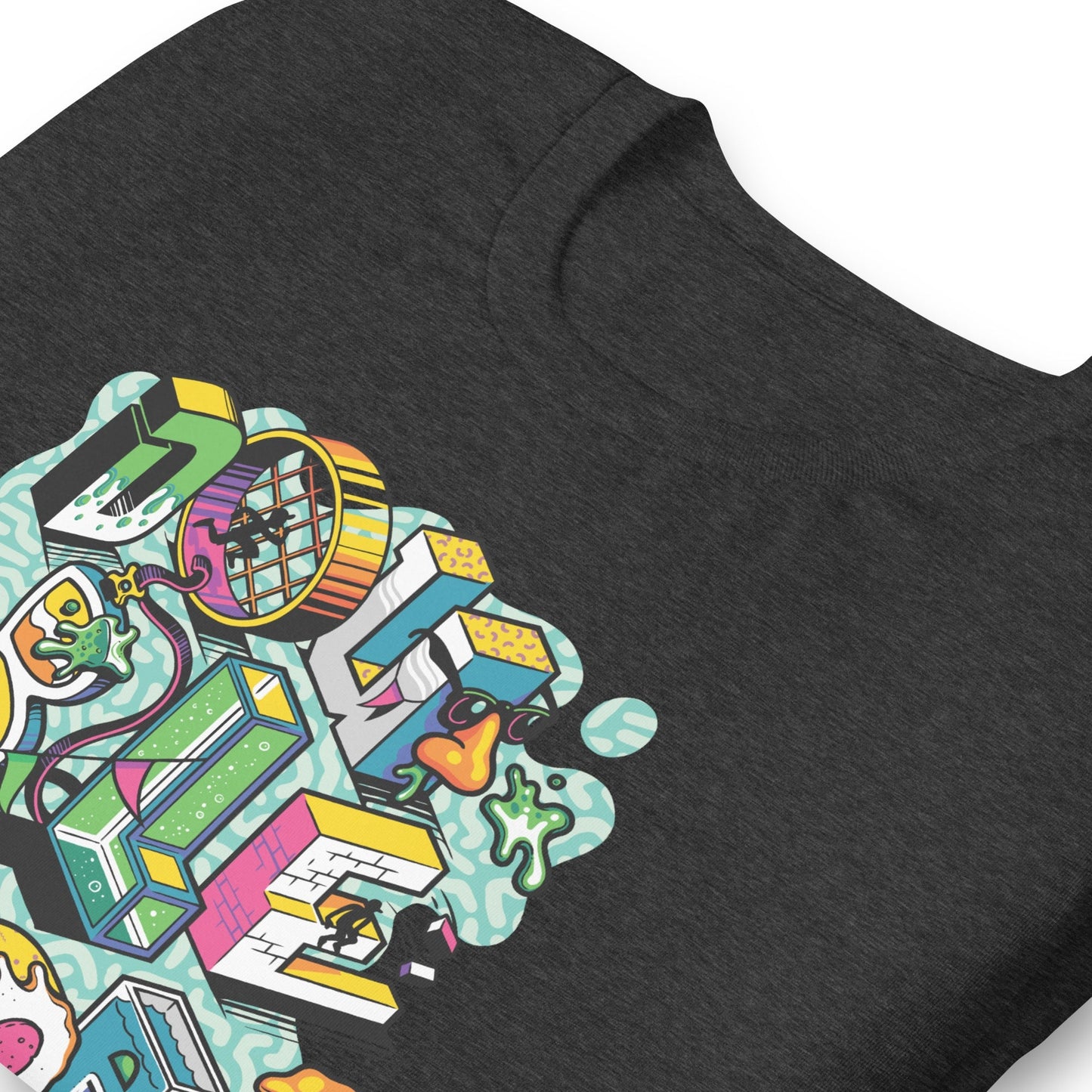 Double Dare Blocks Adult Short Sleeve T - Shirt - Paramount Shop