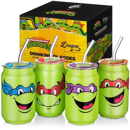 Dragon Glassware® x Teenage Mutant Ninja Turtles Drinking Glasses - Paramount Shop