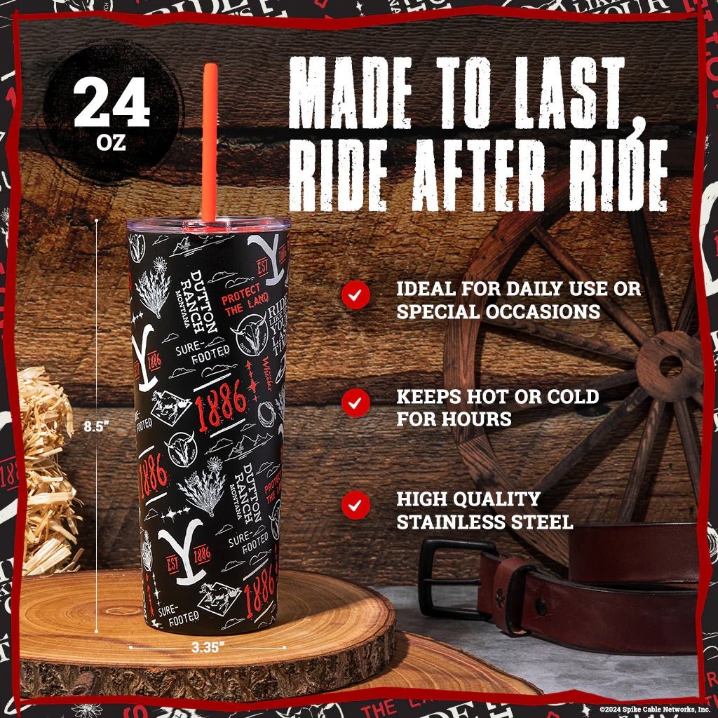 Dragon Glassware® x Yellowstone 1886 Tumbler - Paramount Shop