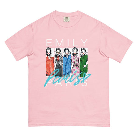 Emily in Paris Comfort Colors T-Shirt Fashion sketches - Paramount Shop