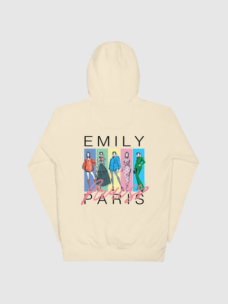 Emily in Paris Hoodie Fashion Sketches - Paramount Shop