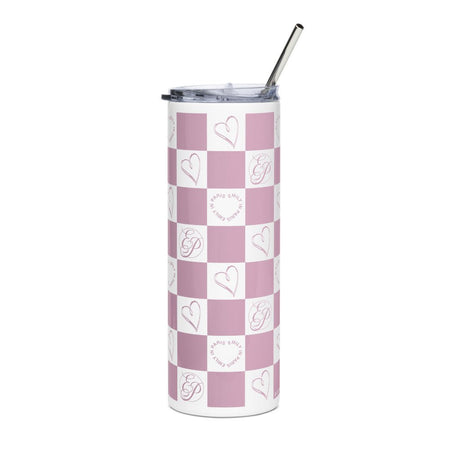 Emily in Paris Stainless Steel Tumbler Checkered - Paramount Shop
