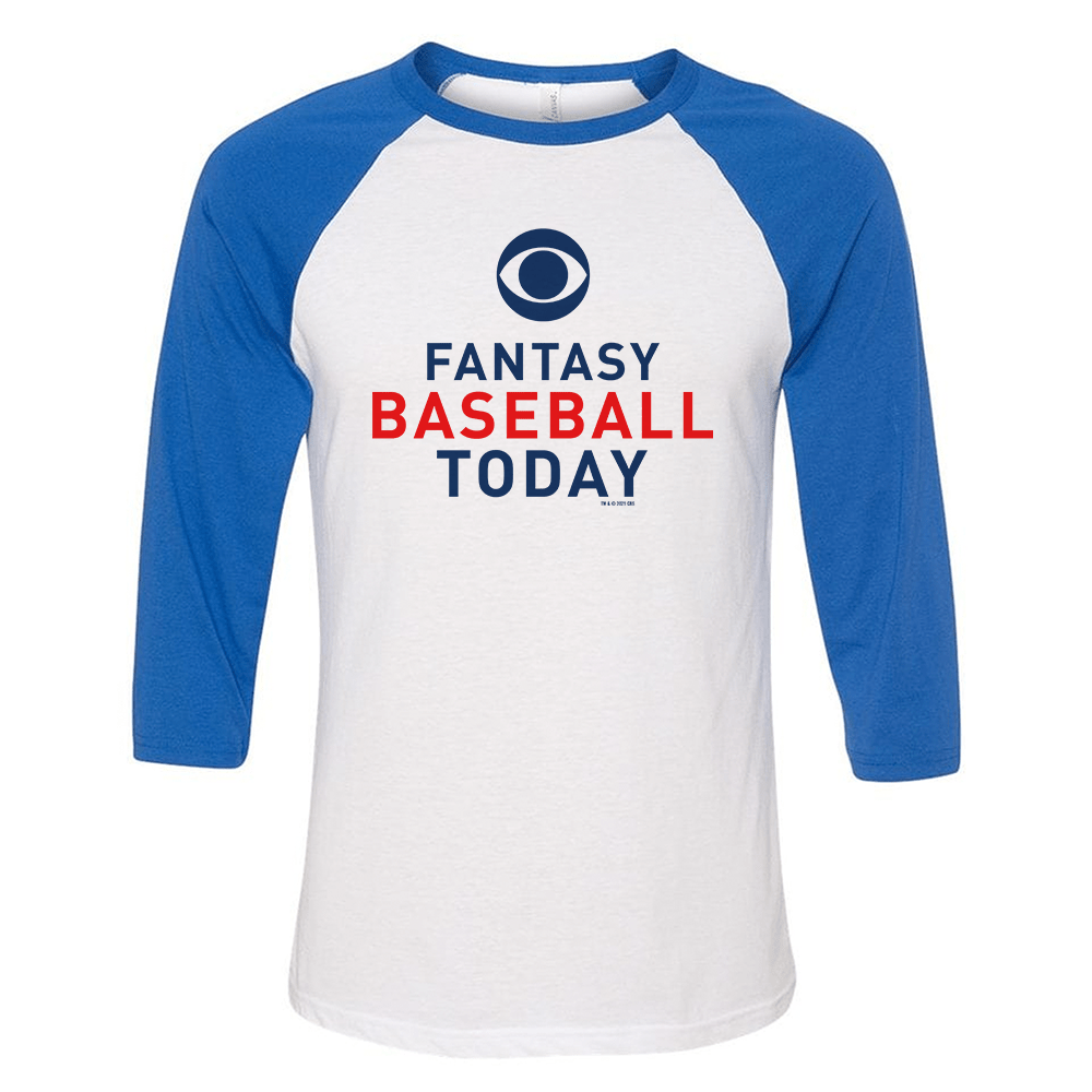 Fantasy Baseball Logo 3/4 Sleeve Baseball T - Shirt - Paramount Shop