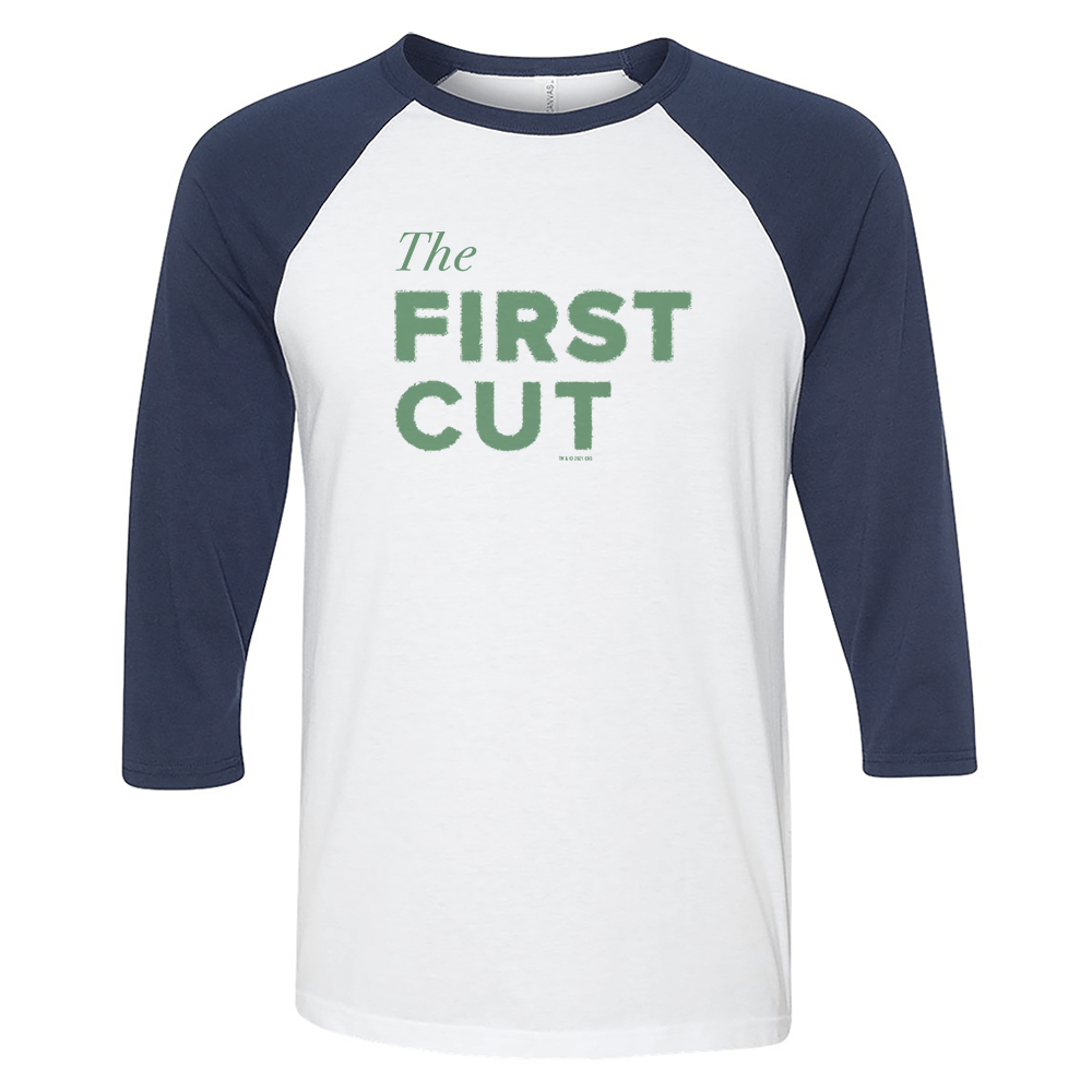 First Cut Logo 3/4 Sleeve Baseball T - Shirt - Paramount Shop