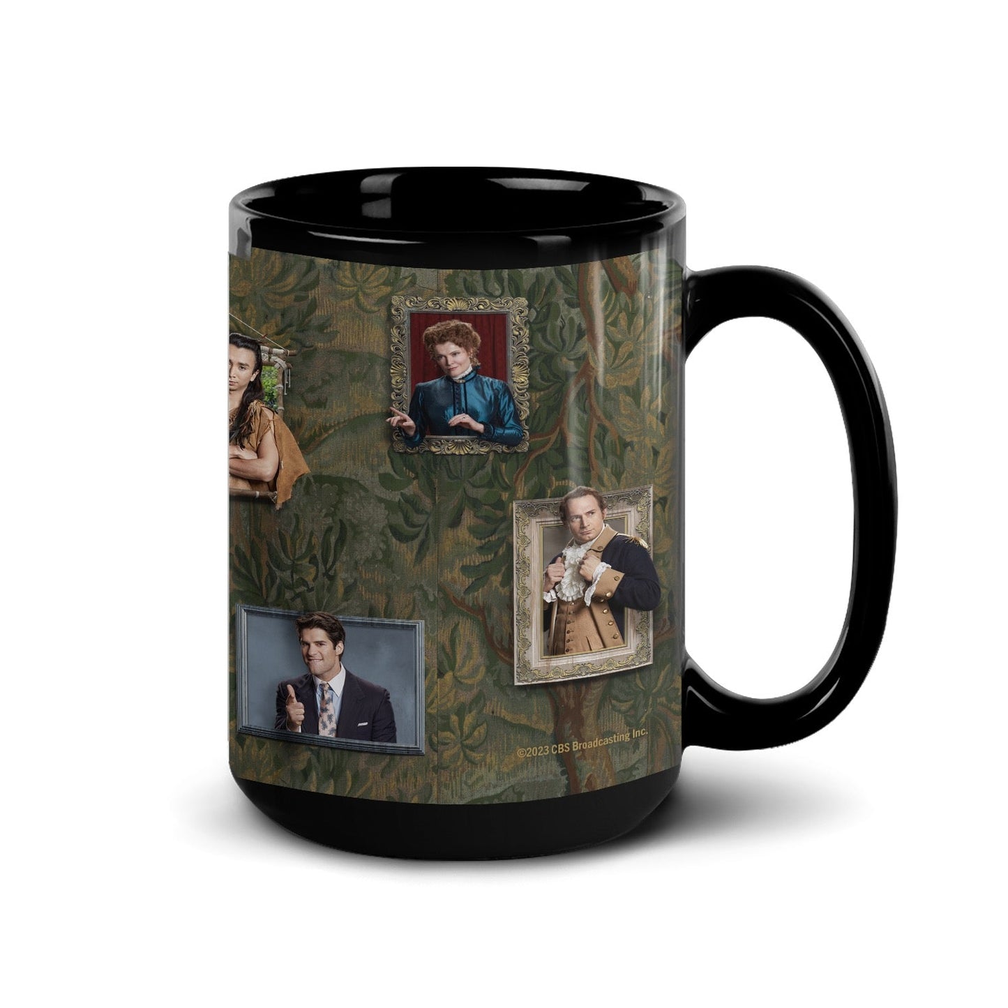 Ghosts Frames Black Mug - Paramount Shop