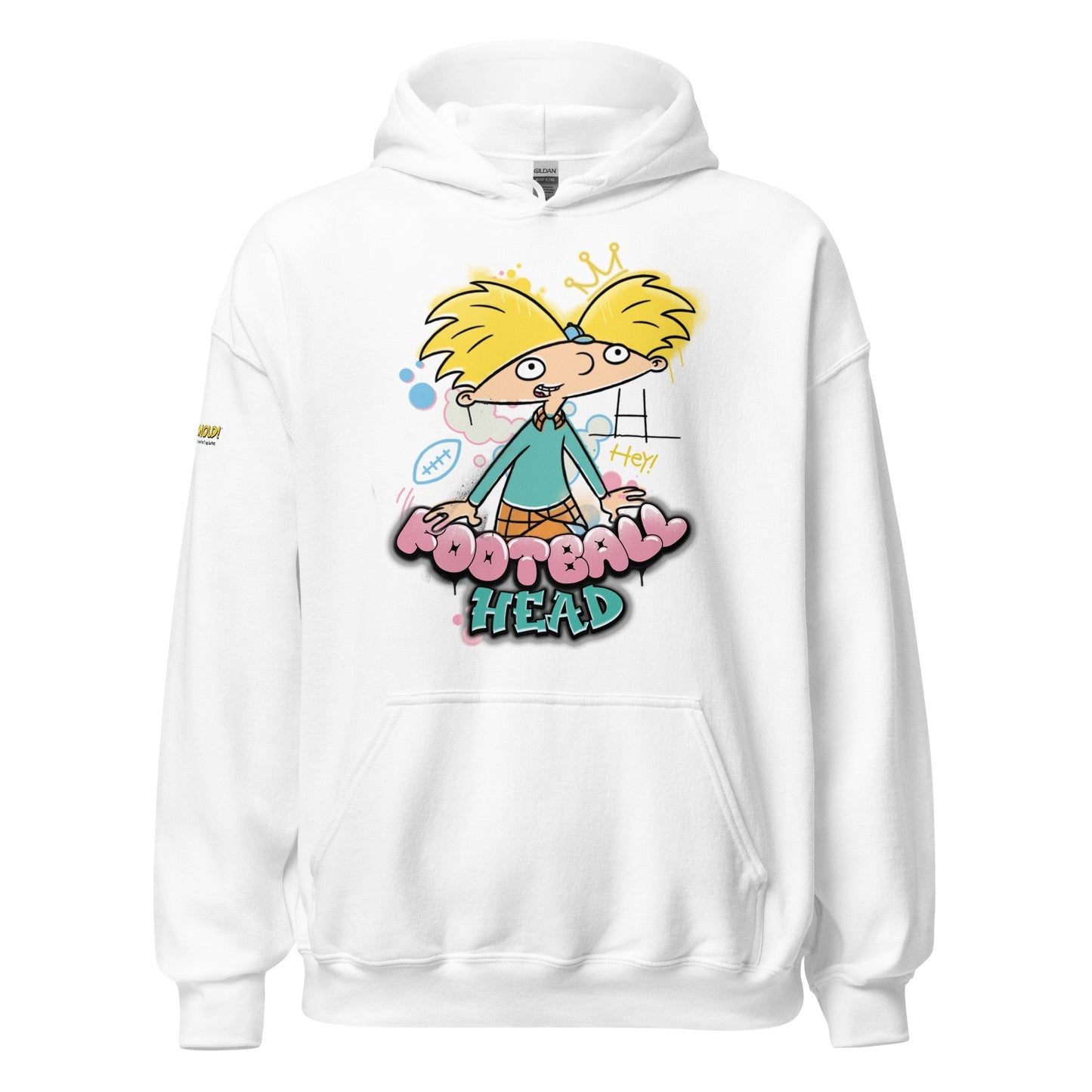 Hey Arnold! Football Head Hooded Sweatshirt - Paramount Shop