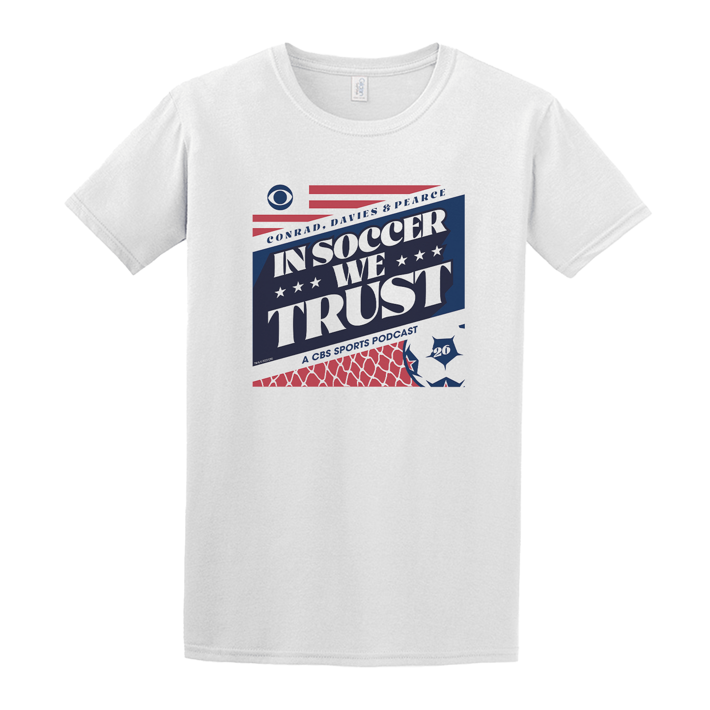 In Soccer We Trust Podcast Key Art Classic Short Sleeve T - Shirt - Paramount Shop