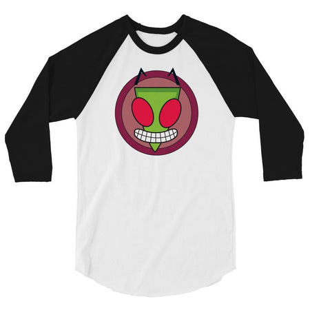Invader Zim Doom 3/4 Sleeve Raglan Shirt - Paramount Shop