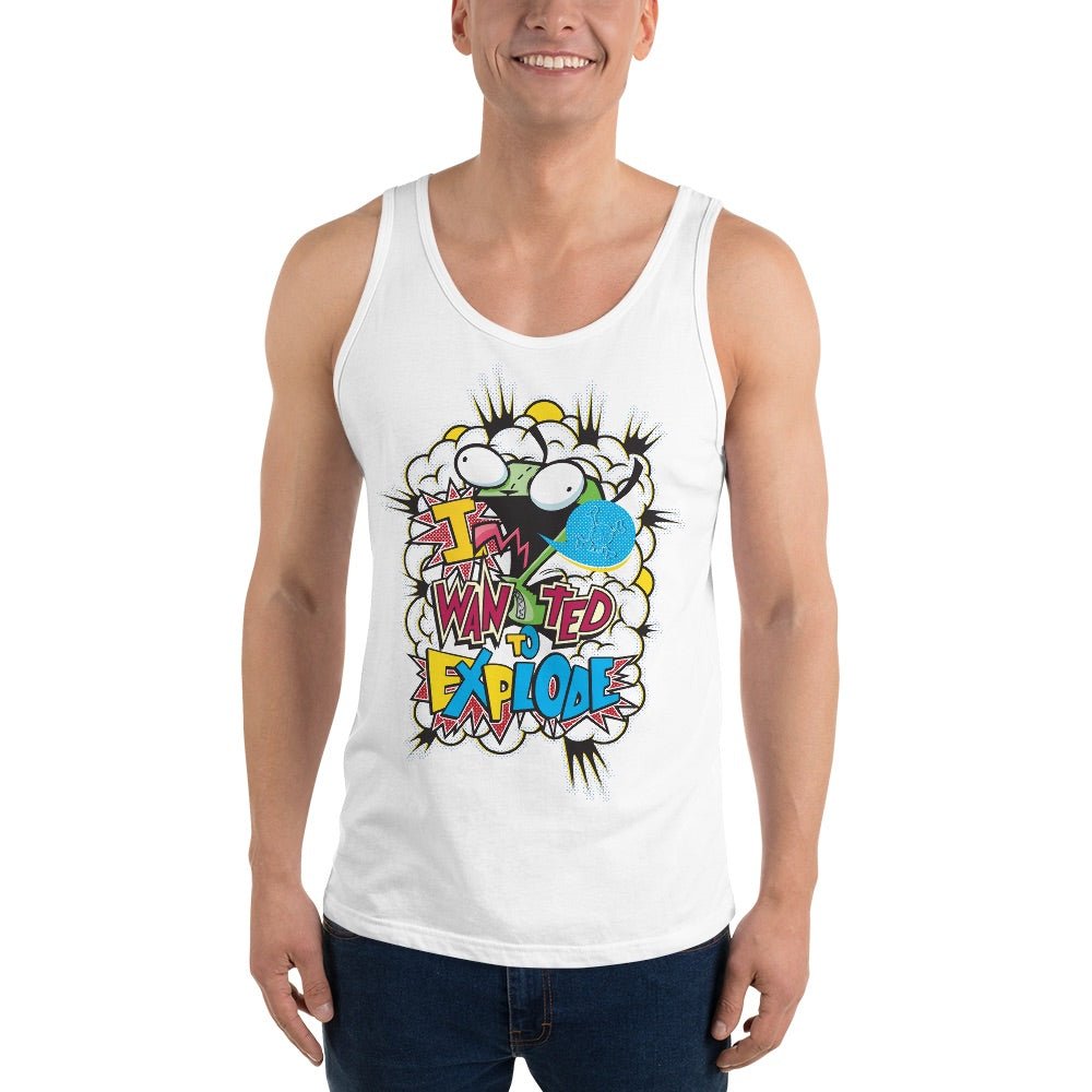 Invader Zim I Wanted To Explode Adult Tank Top - Paramount Shop