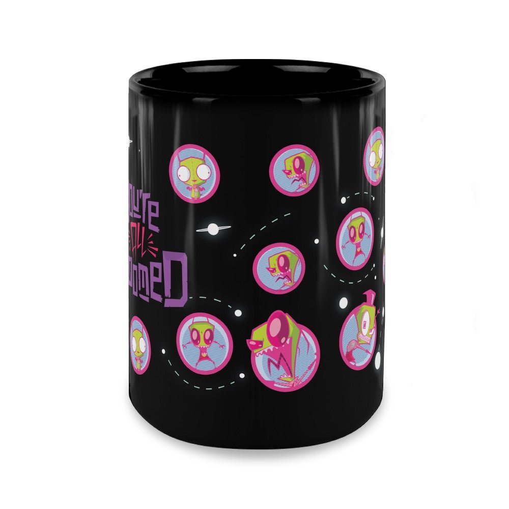 Invader Zim You're All Doomed Black Mug - Paramount Shop