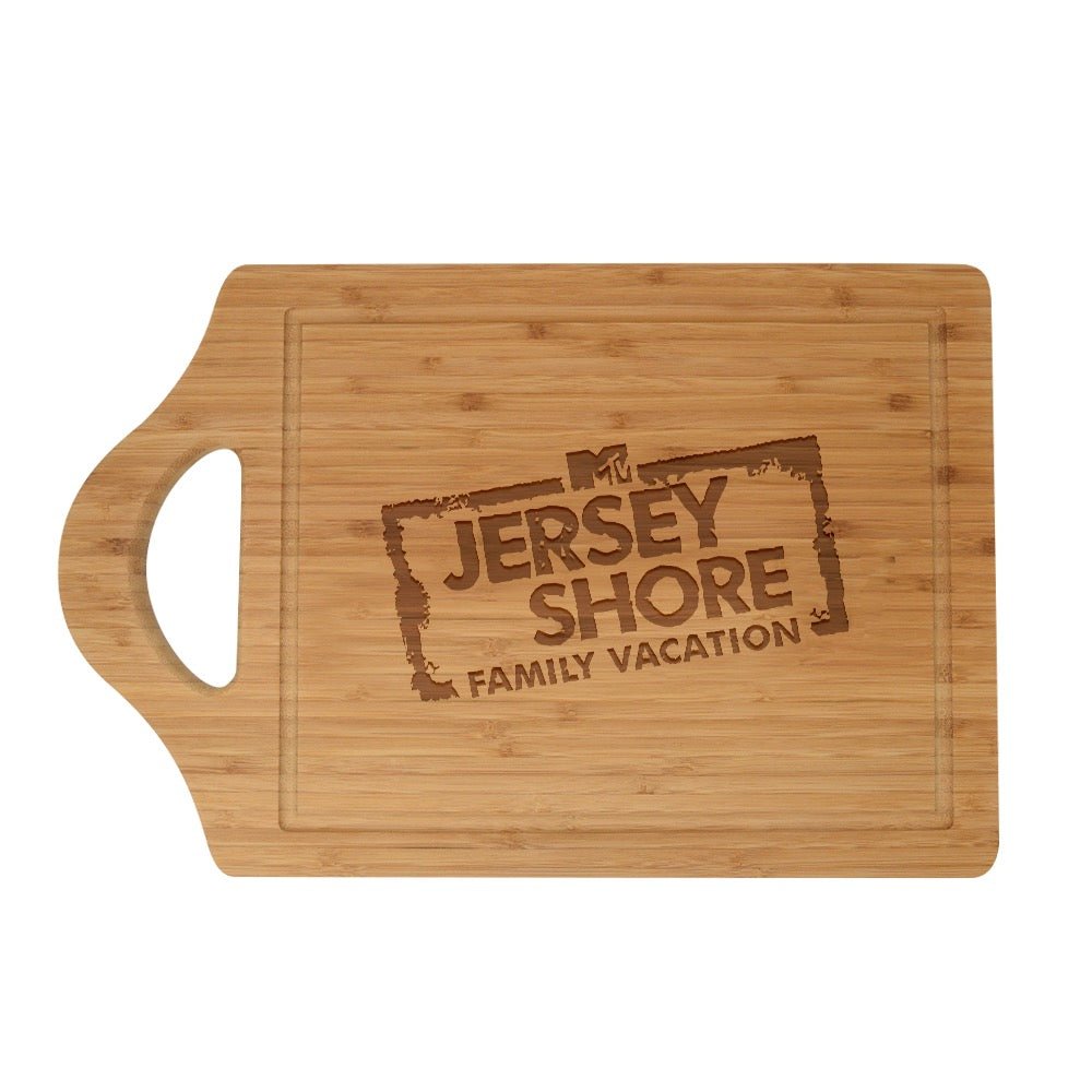 Jersey Shore Logo Laser Engraved Cutting Board Paramount Shop