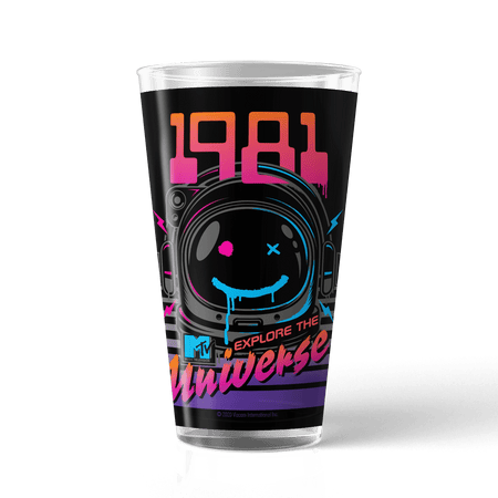 MTV VMAs Explore The Universe 17 oz Pint Glass - Paramount Shop