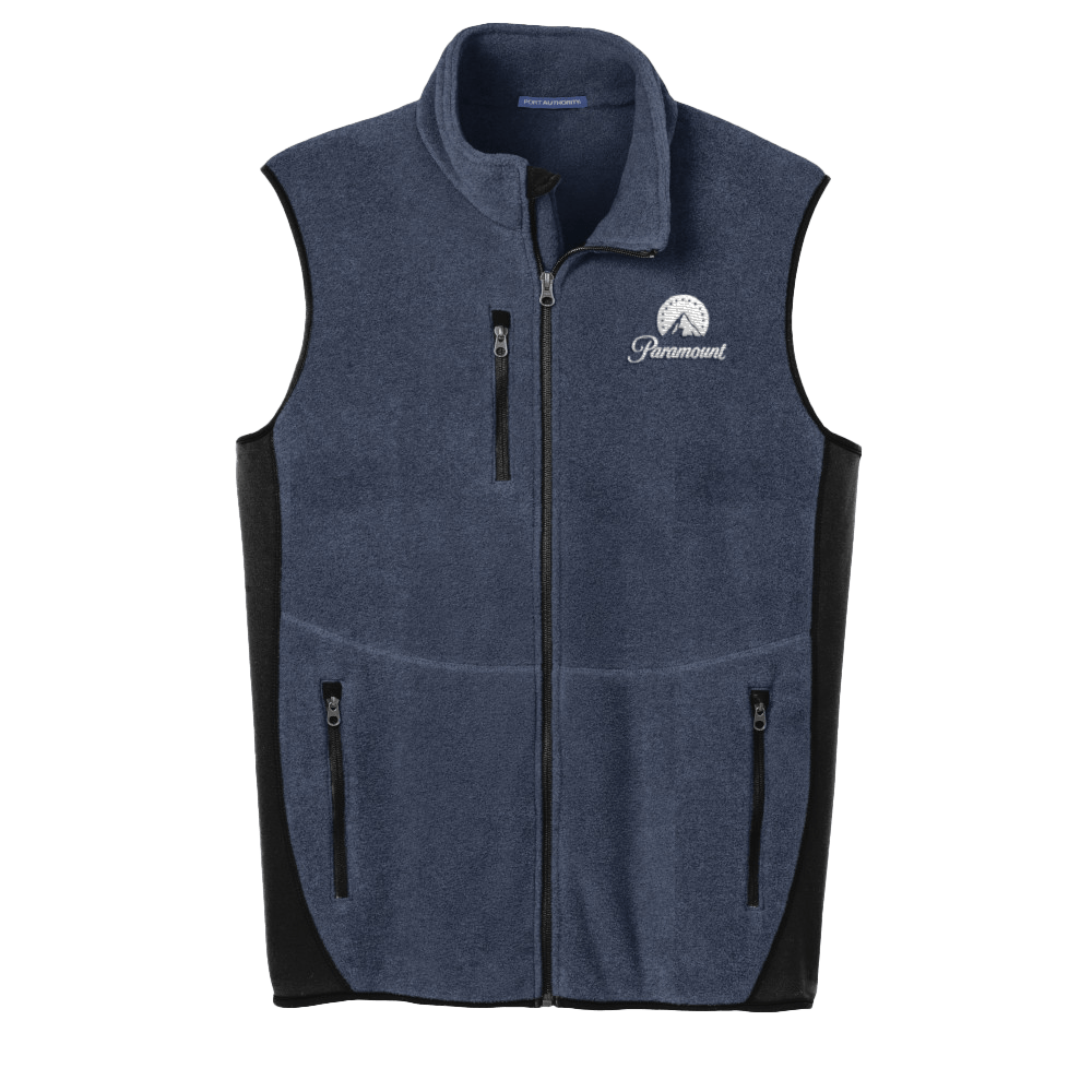 Paramount Logo Embroidered Fleece Vest - Paramount Shop