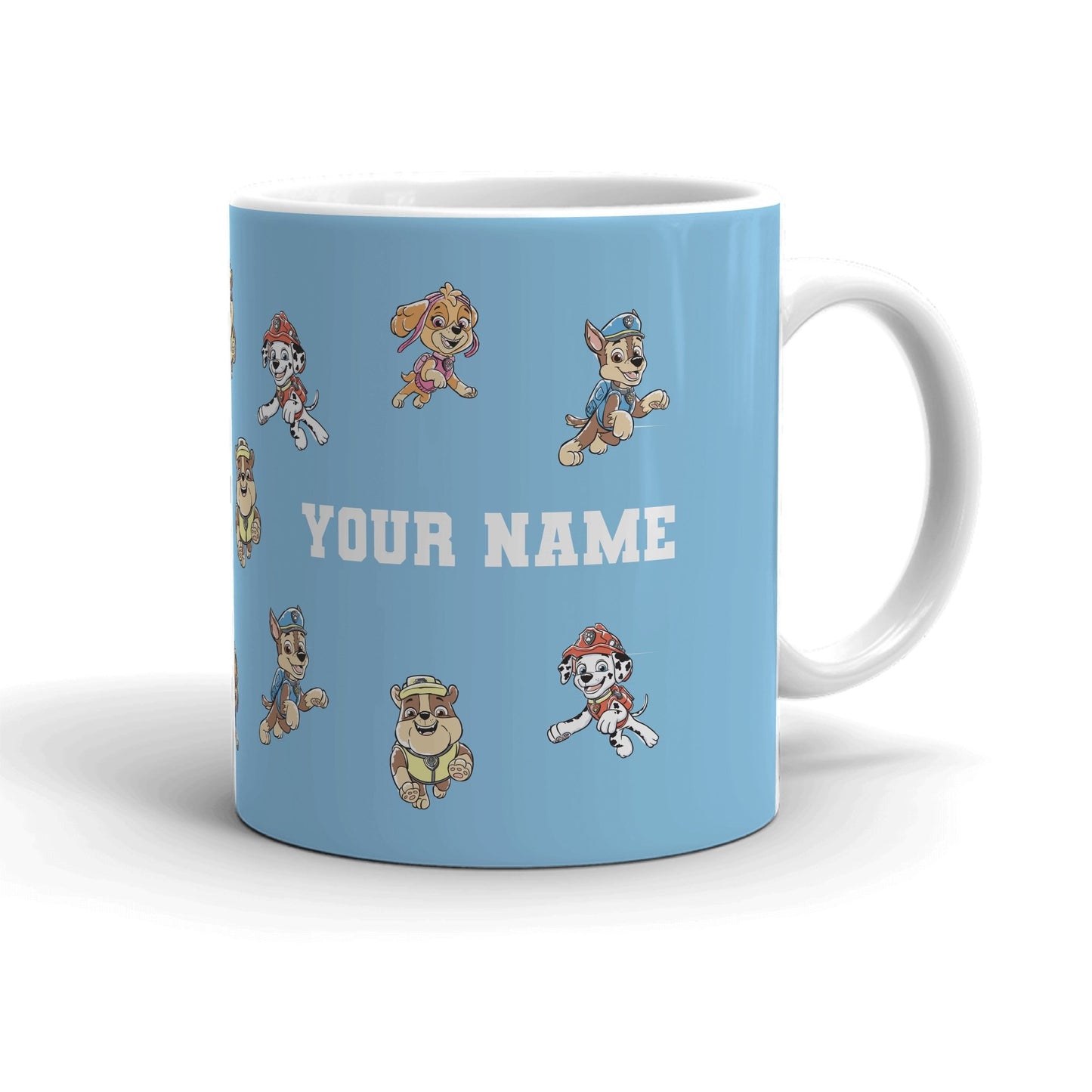 PAW Patrol Heroes Unleashed Personalized White Mug - Paramount Shop
