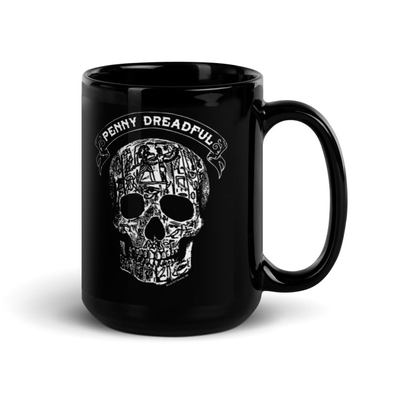 Penny Dreadful Line Art Skull Black Mug - Paramount Shop
